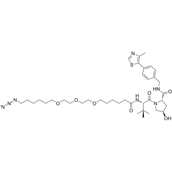 (S,R,S)-AHPC-C6-PEG3-butyl-N3 2300155-90-0